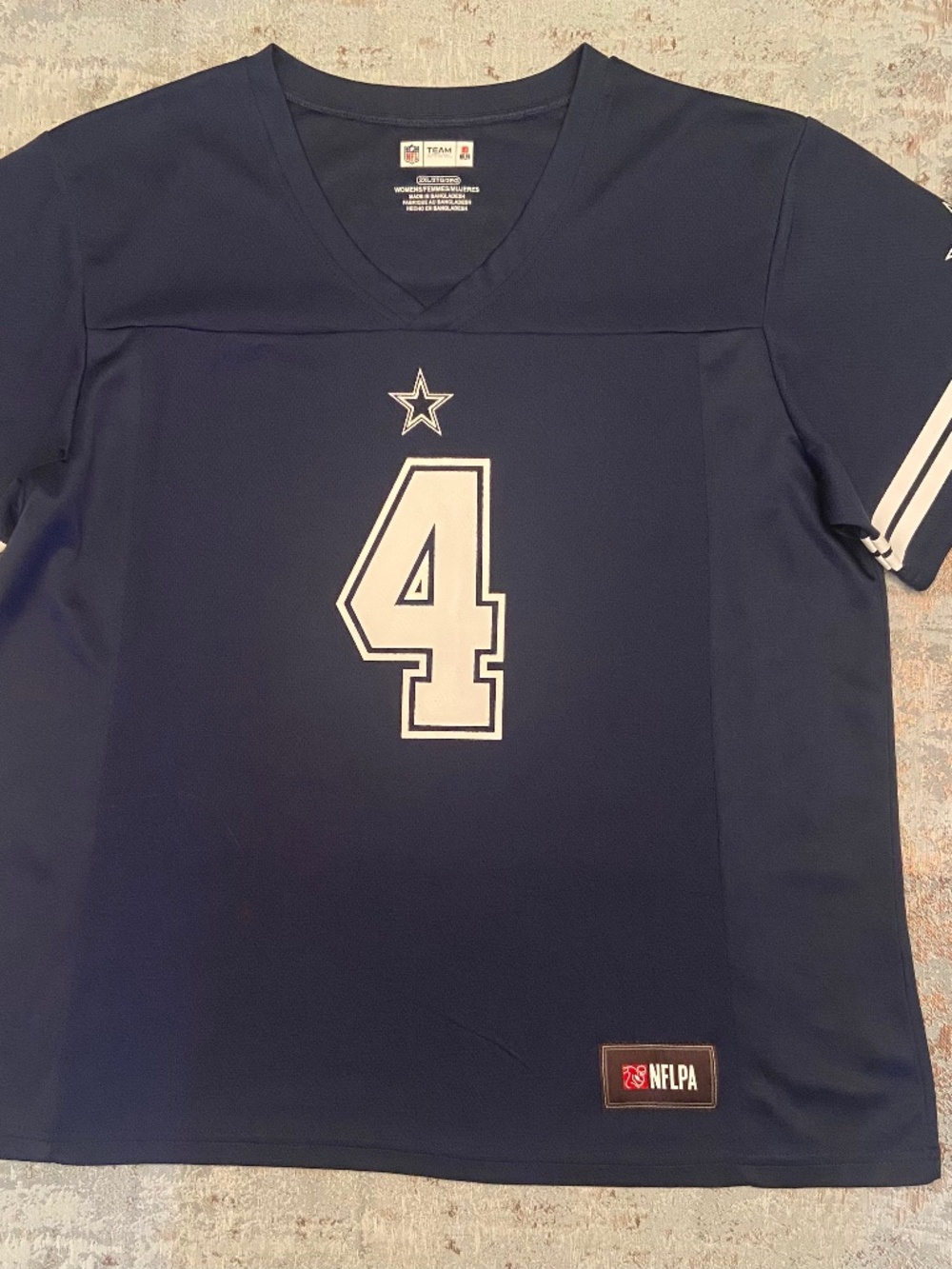 Dallas Cowboys Dak Prescott Jersey Women’s 2XL